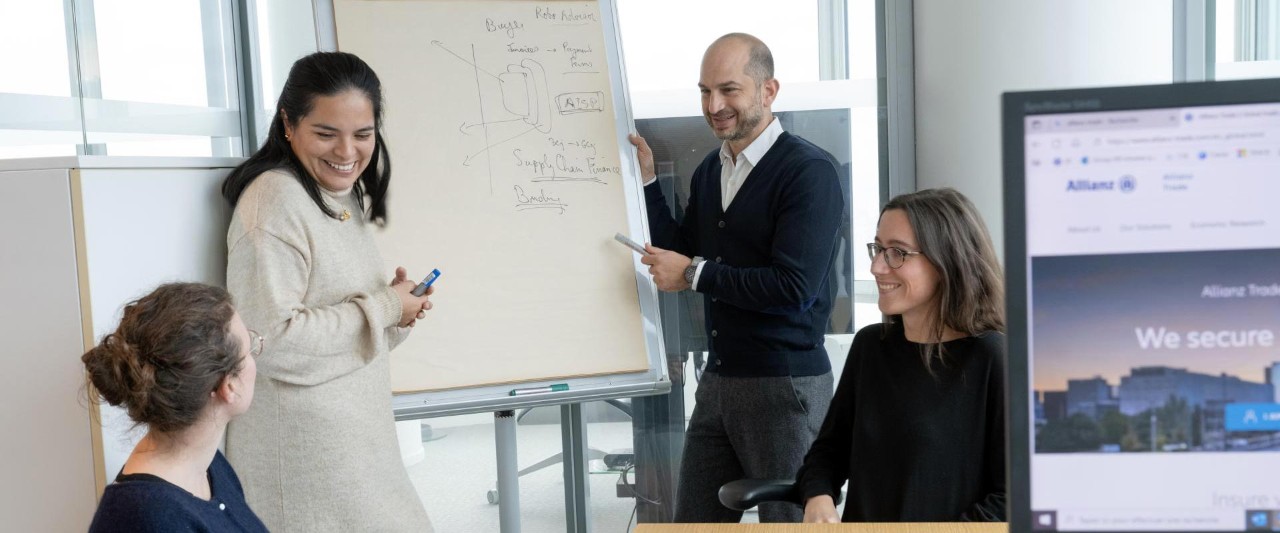 team meeting in the office