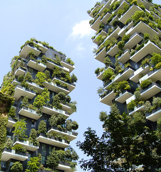 environmentally friendly apartment building