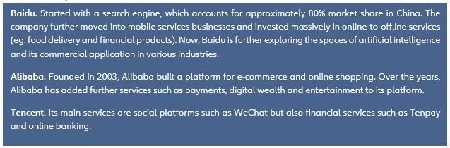 Box 1: BAT companies