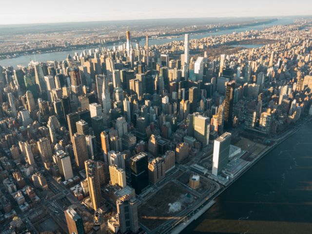 New York vista dall'alto