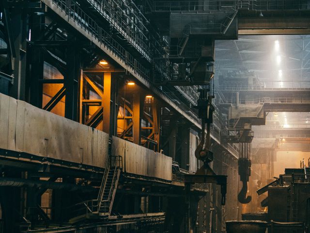 Impianto di produzione del settore metallurgico