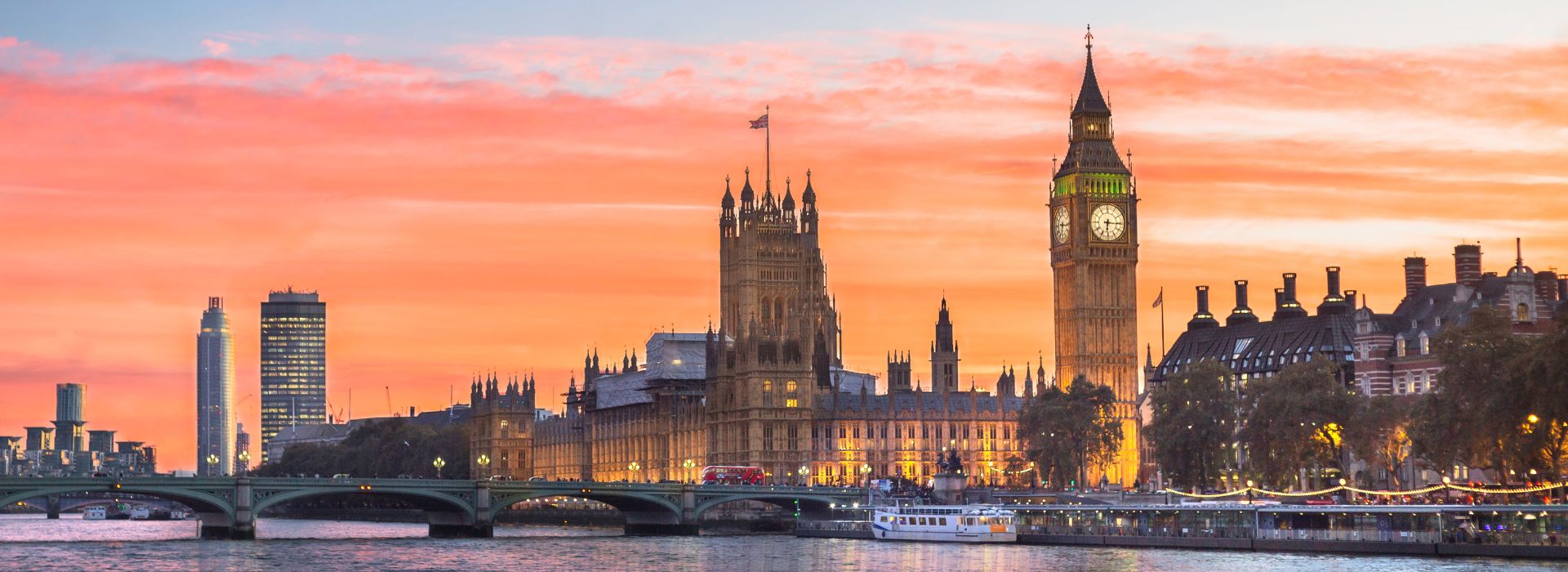 Londra al tramonto