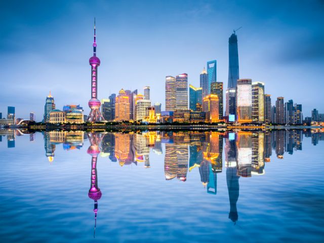 Skyline di Shangai