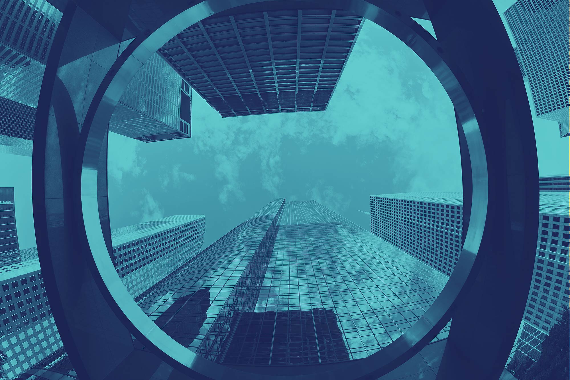 Data Driven Business - Skyscrapers Image